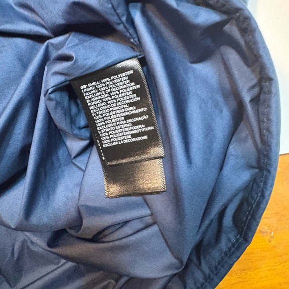 The North Face Puffer Jacket Royal Blue Knit Body - Picture 6 of 10